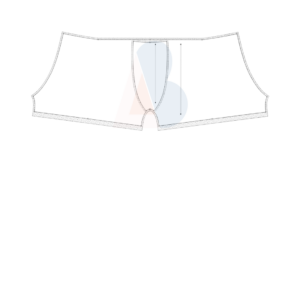 Molde cueca boxer em PDF